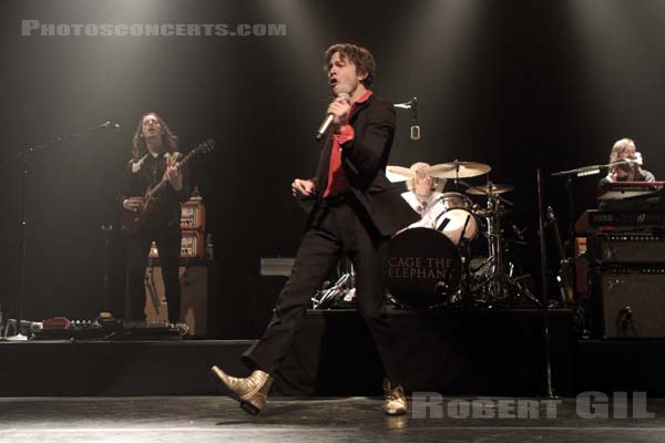 CAGE THE ELEPHANT - 2017-01-25 - PARIS - Elysee Montmartre - Matthew Ray Shultz - Jared Lloyd Champion - Nick Bockrath - Matthan Minster